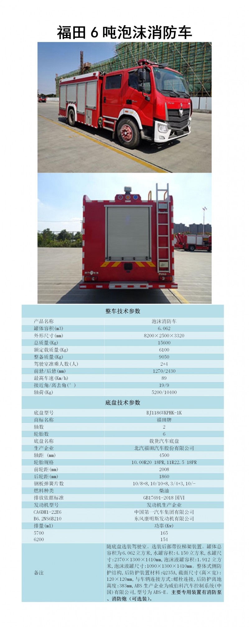 CLW5160GXFPM60-FT型泡沫消防車_01